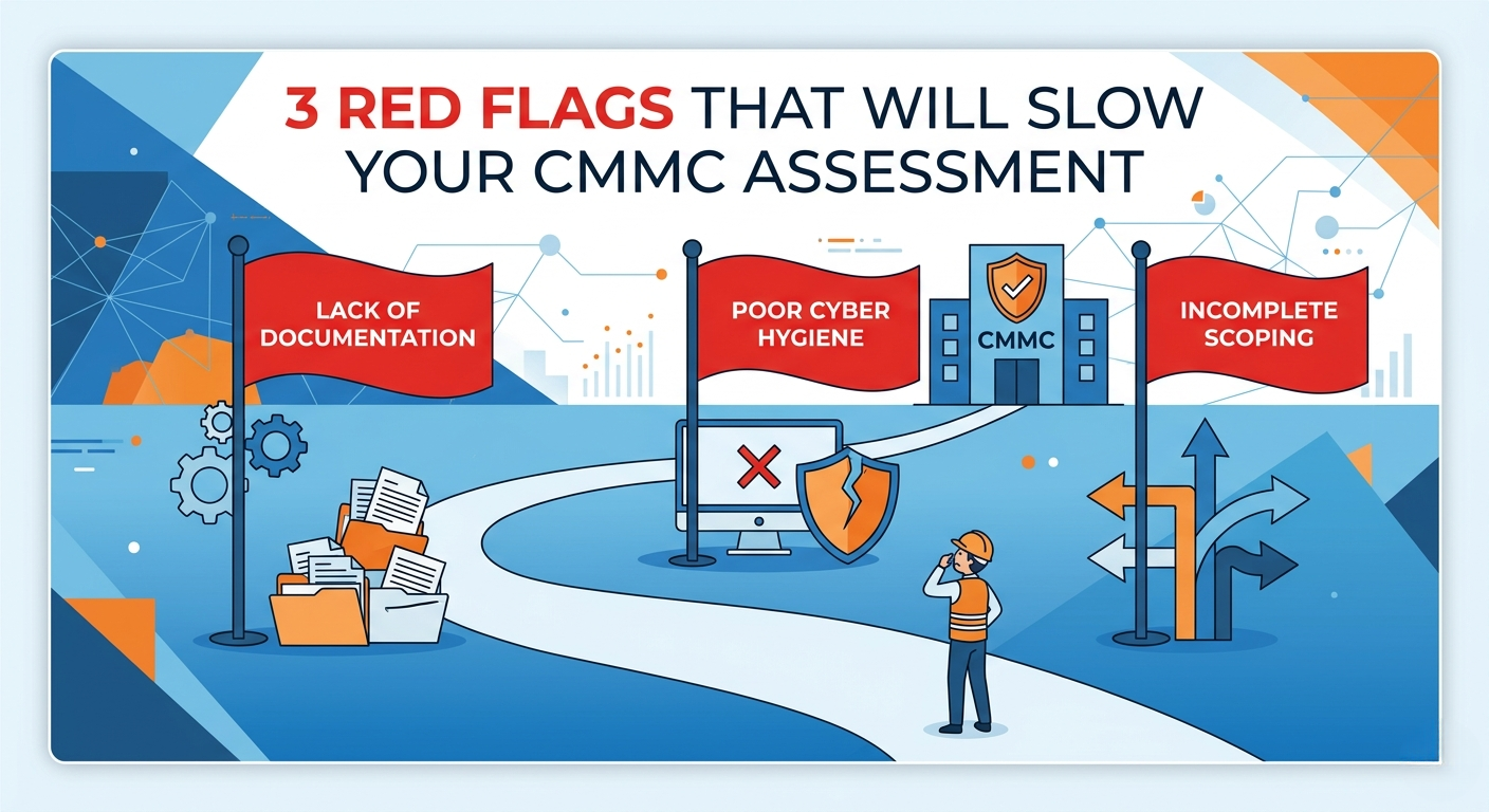 3 Red Flags That Will Slow Your CMMC Assessment