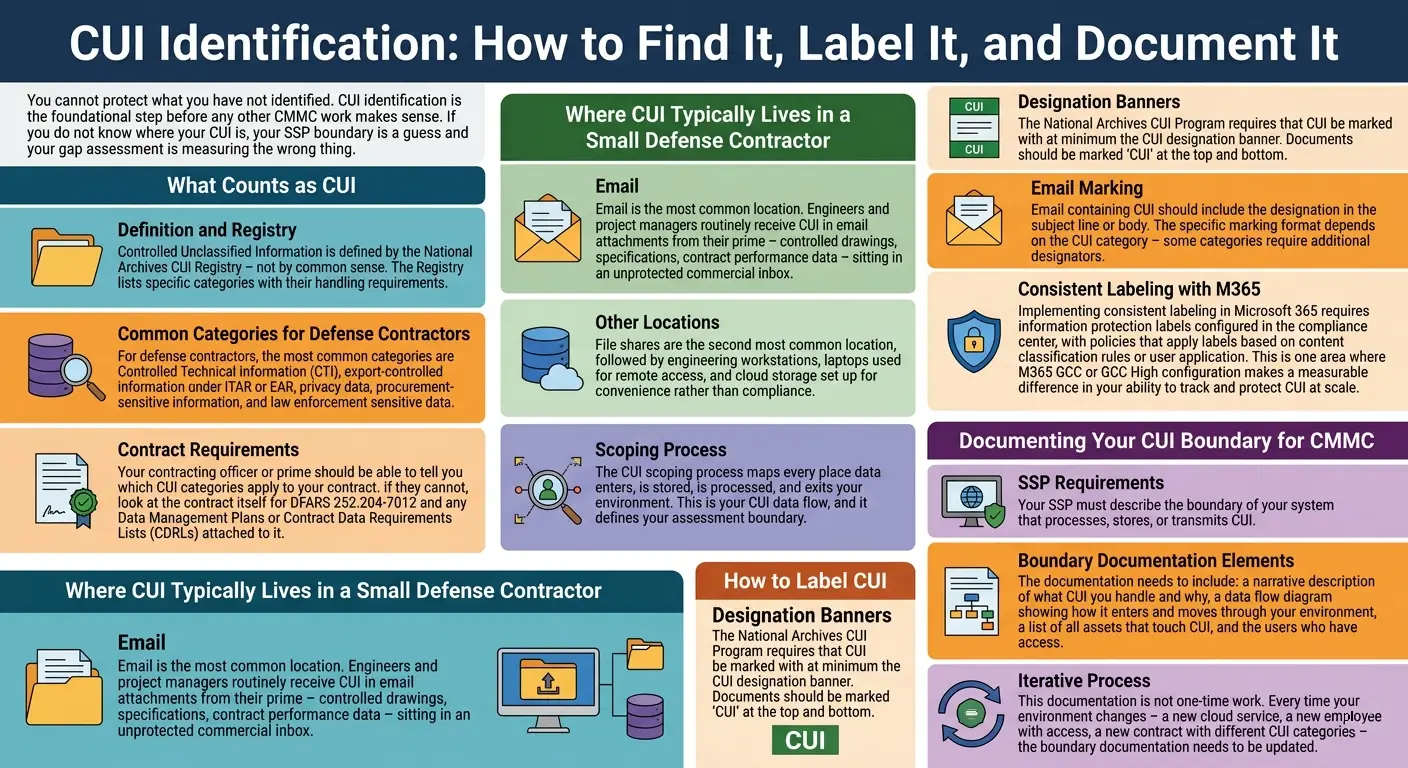 CUI Identification: How to Find It, Label It, and Document It
